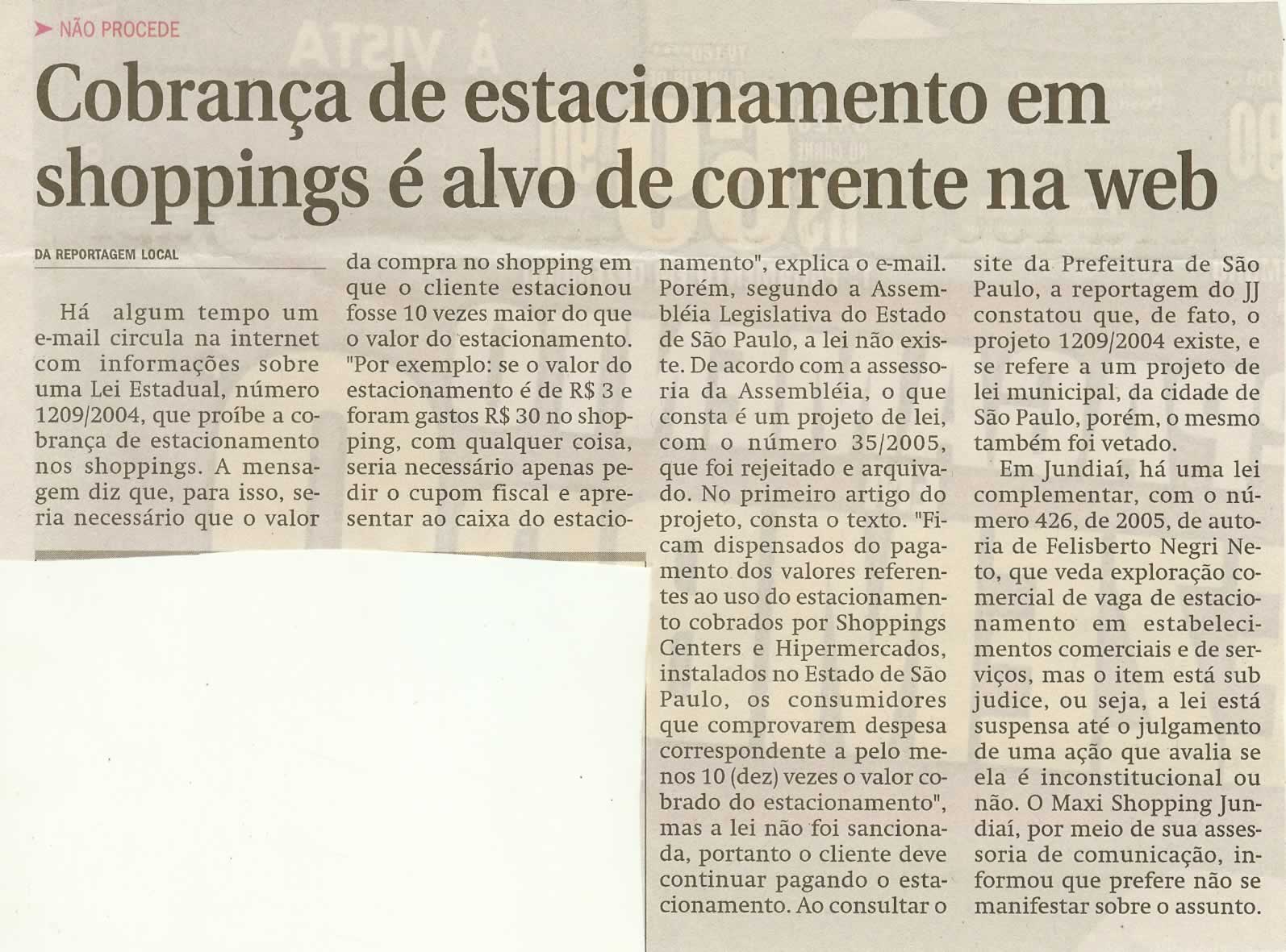 Jornal de Jundiaí - 24/10/2008