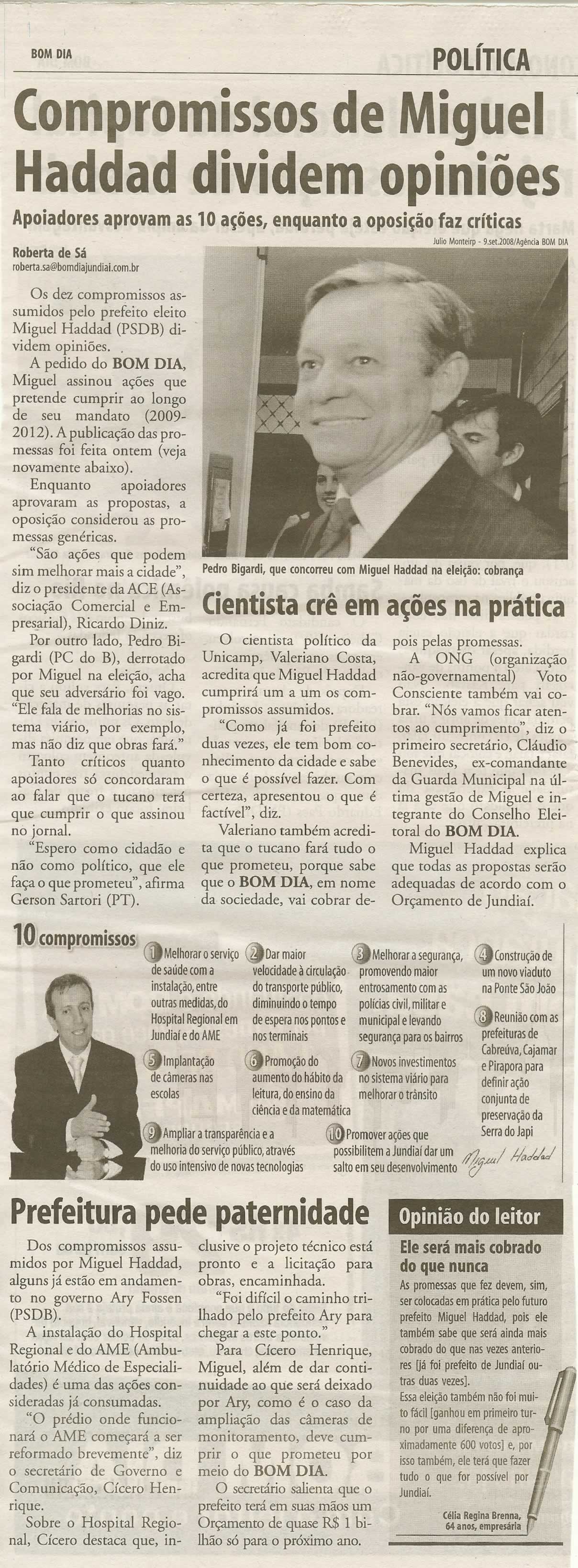 Bom Dia Jundiaí - 24/10/2008