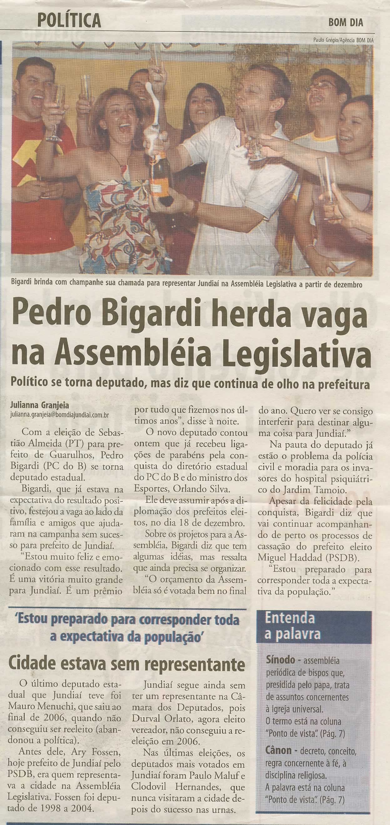 Bom Dia Jundiaí - 27/10/2008