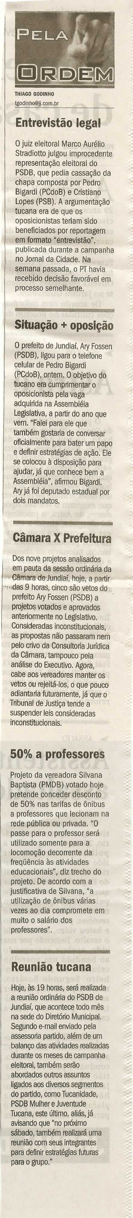 Jornal de Jundiaí - 28/10/2008