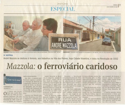 Jornal de Jundiaí - 26/10/2008