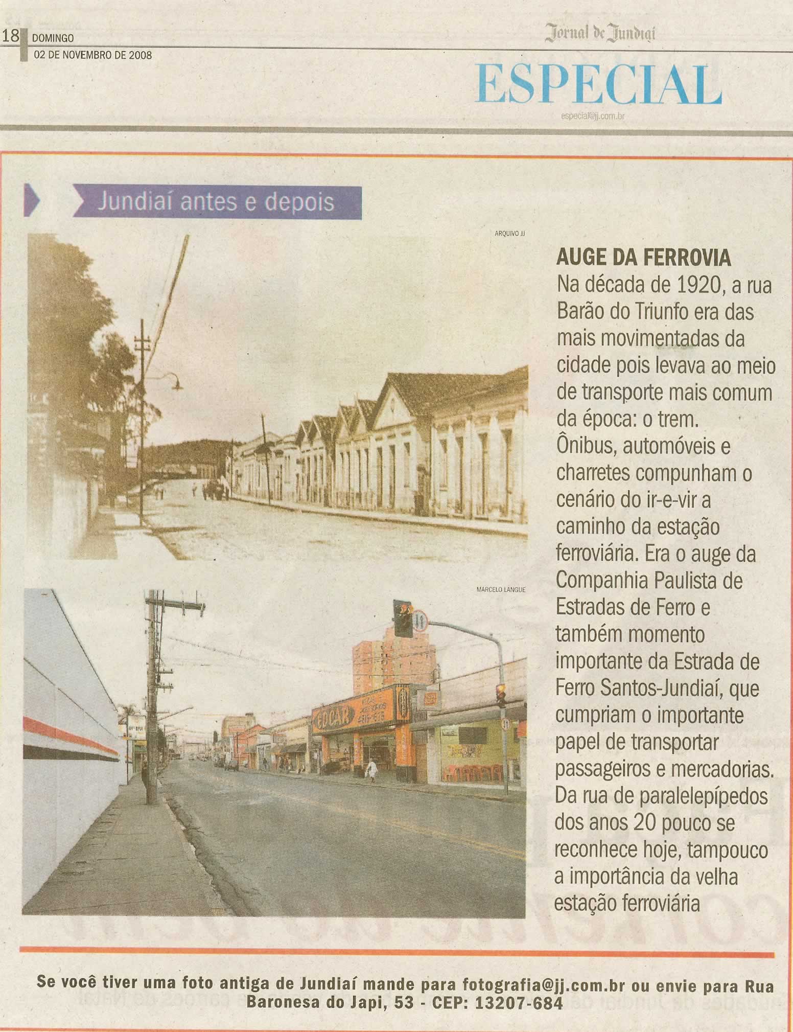 Jornal de Jundiaí - 02/11/2008
