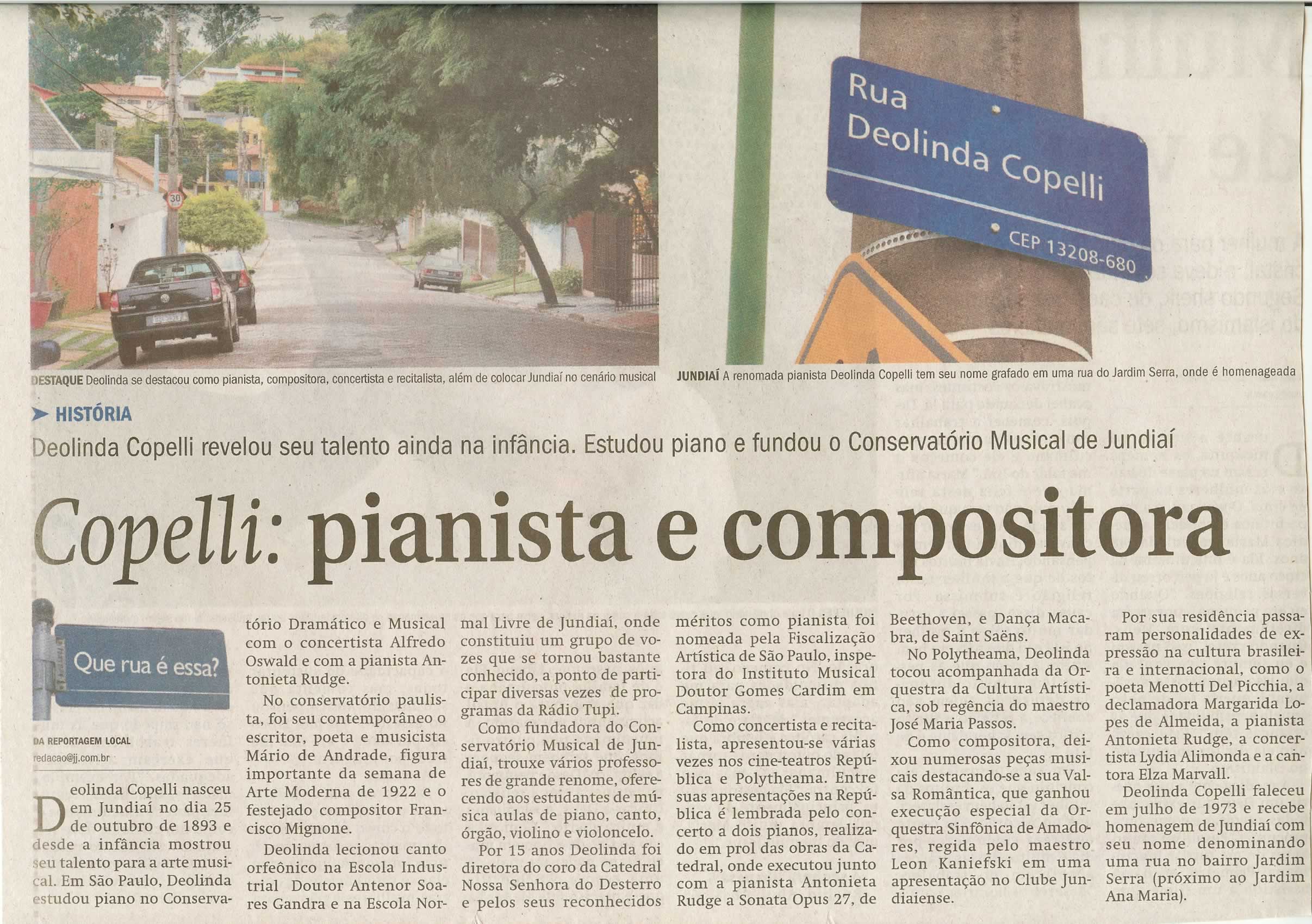Jornal de Jundiaí - 02/11/2008