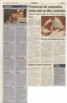 Bom Dia Jundiaí - 03/11/2008