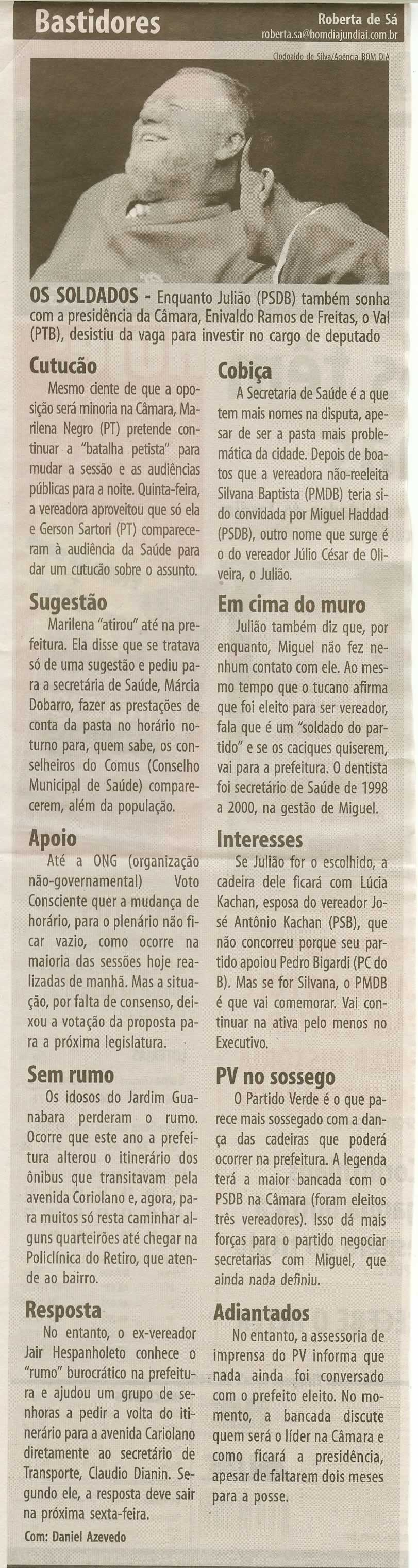 Bom Dia Jundiaí - 02/11/2008
