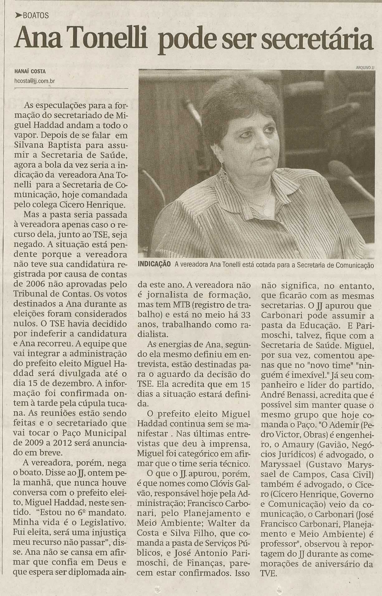 Jornal de Jundiaí - 04/11/2008