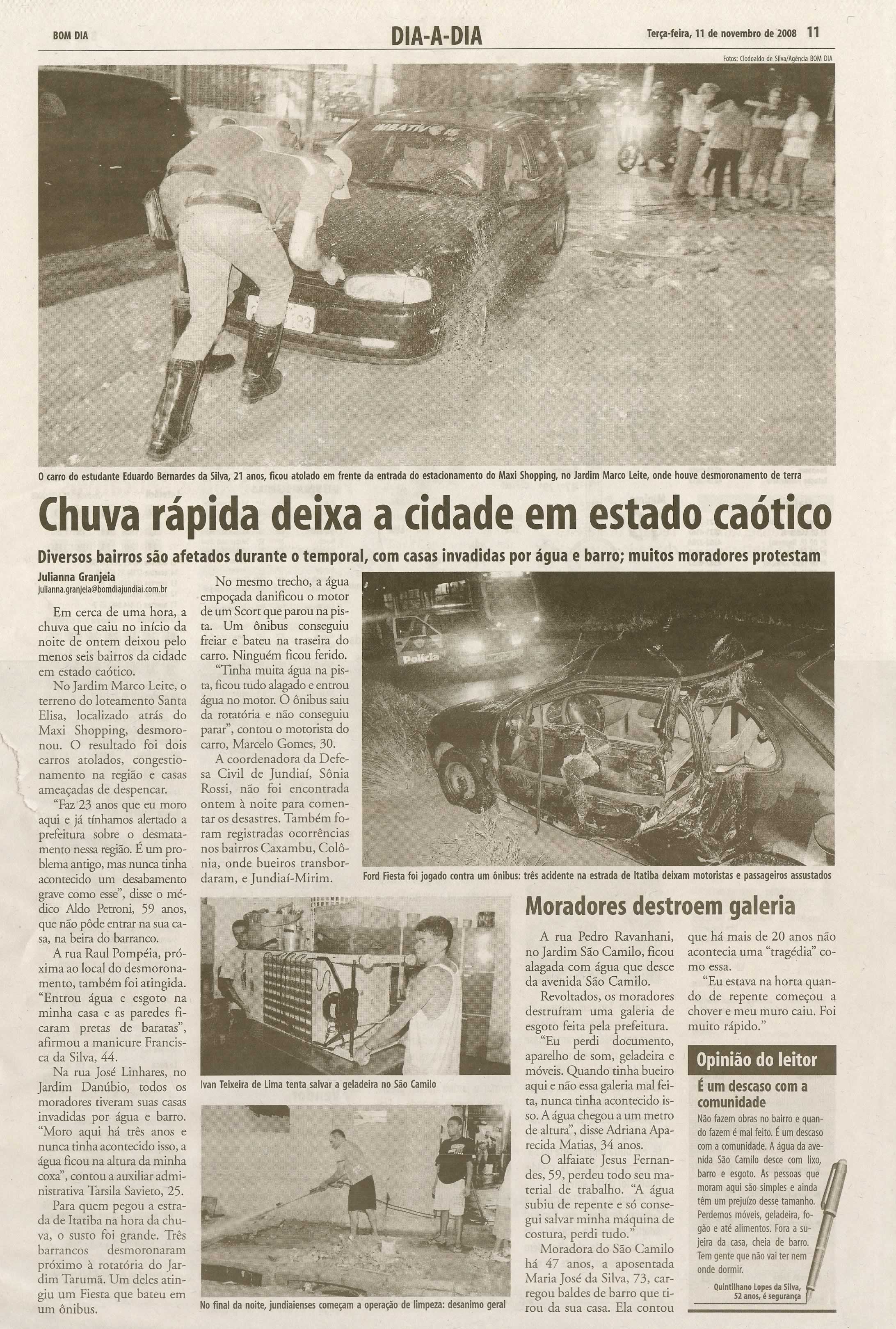 Bom Dia Jundiaí - 11/11/2008