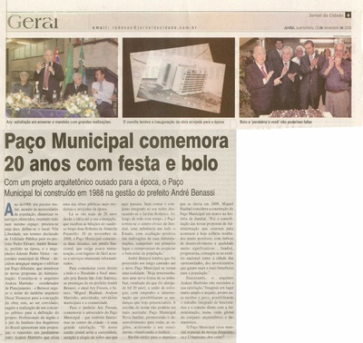 Jornal da Cidade - 12/11/2008