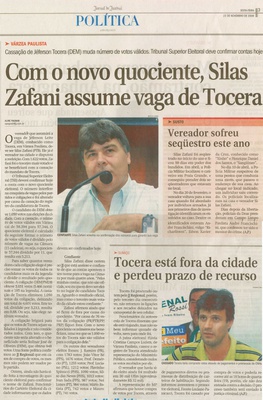 Jornal de Jundiaí - 21/11/2008
