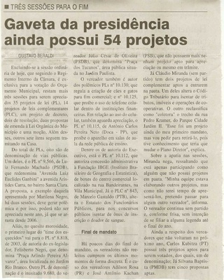 Jornal da Cidade - 25/11/2008
