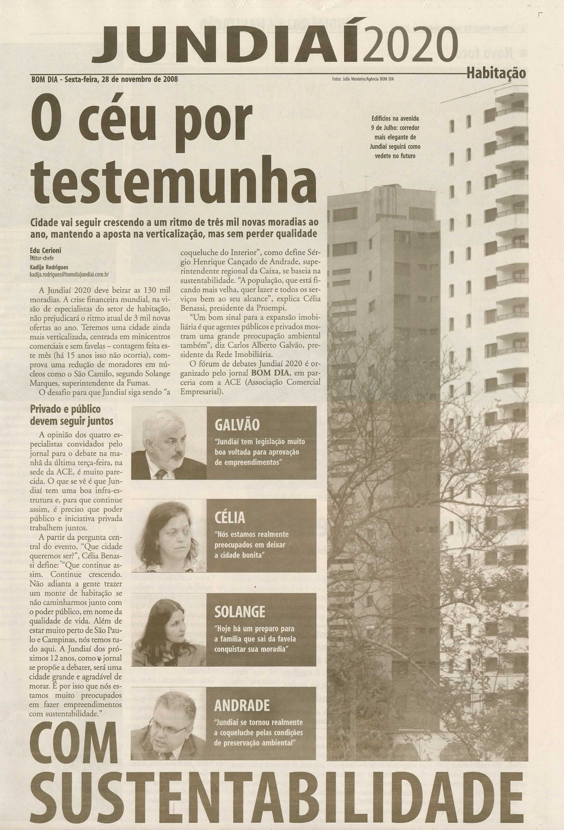 Bom Dia Jundiaí - 28/11/2008