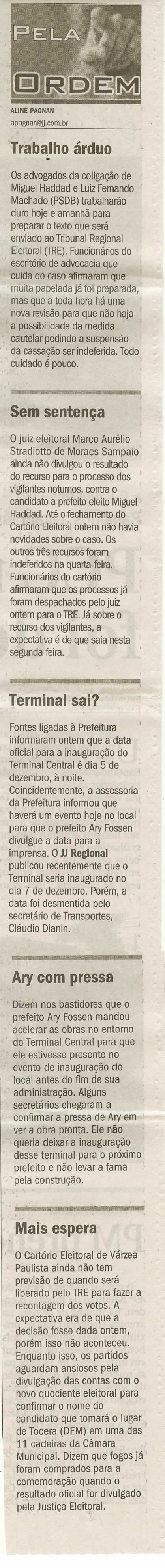 Jornal de Jundiaí - 29/11/2008