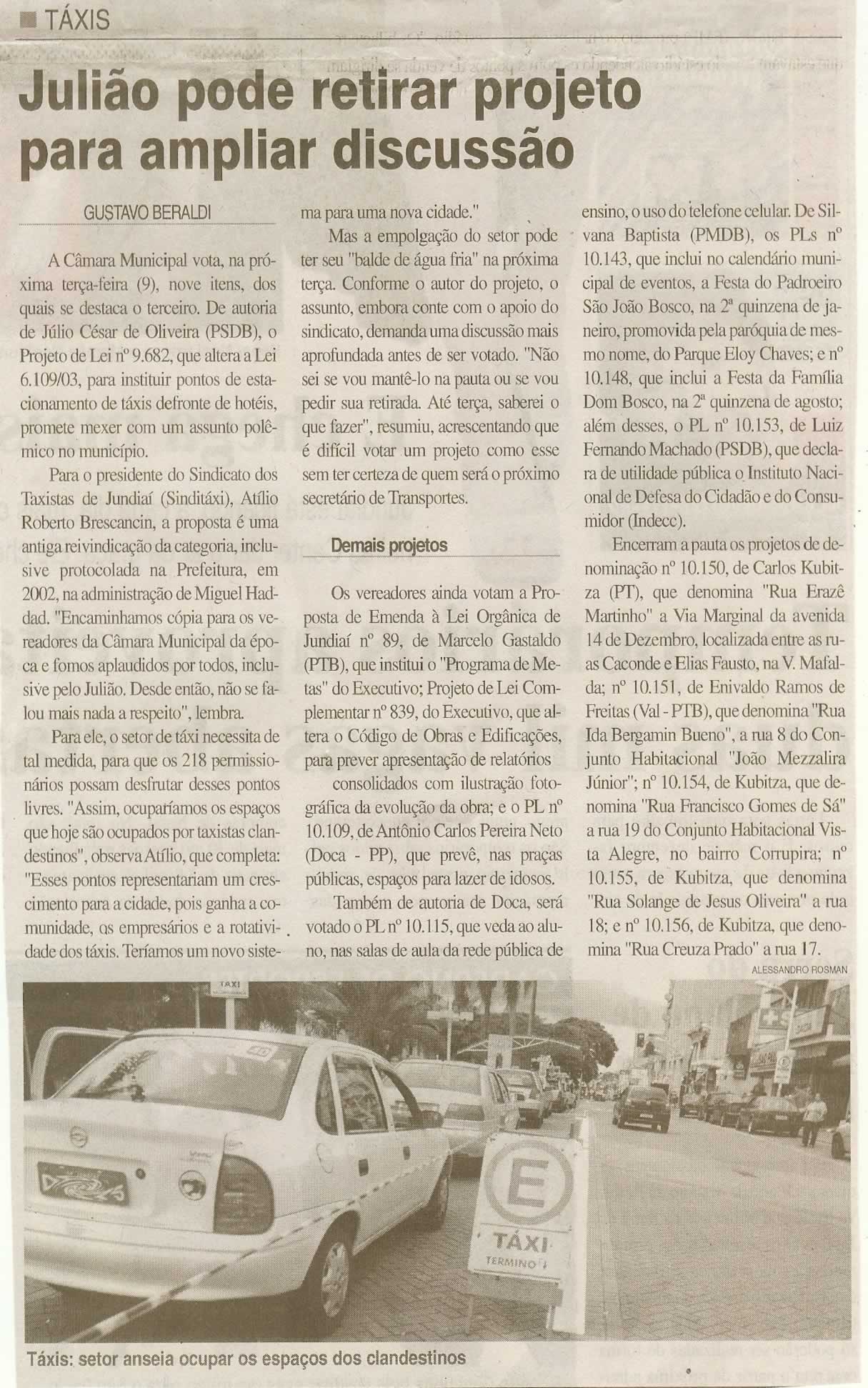 Jornal da Cidade - 07/12/2008