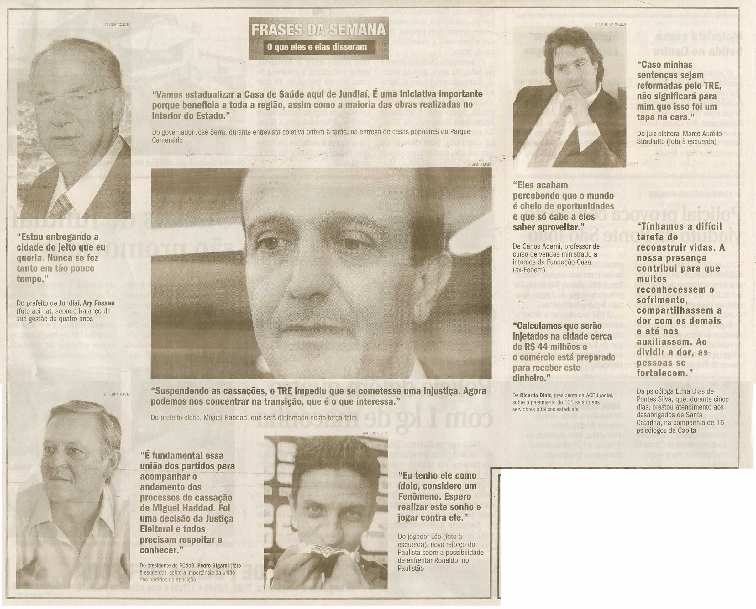 Jornal de Jundiaí - 14/12/2008