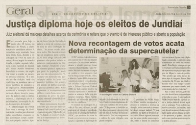 Jornal da Cidade - 16/12/2008