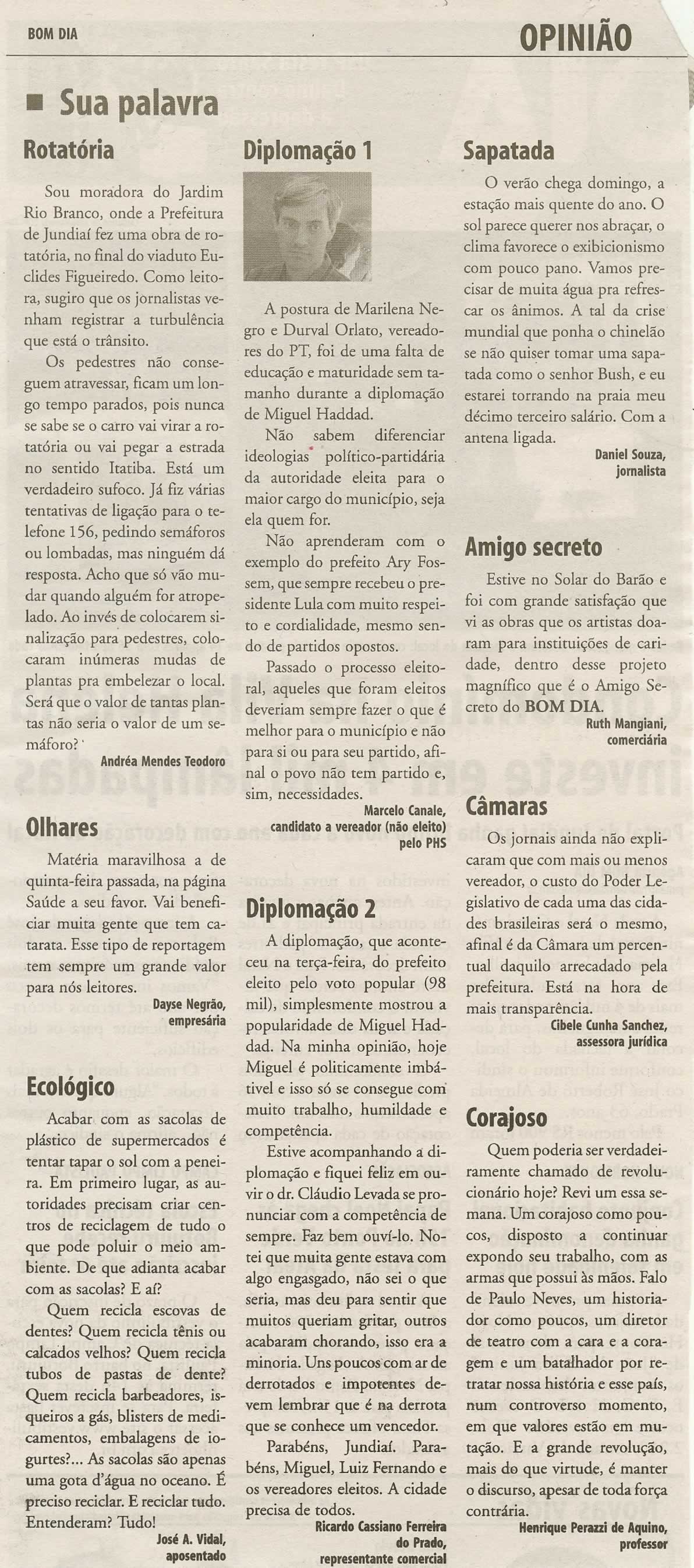 Bom Dia Jundiaí - 18/12/2008
