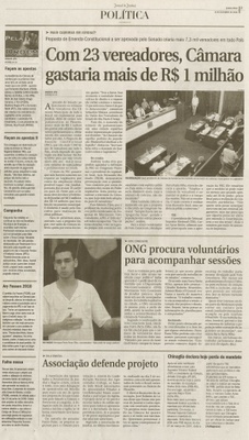 Jornal de Jundiaí - 18/12/2008