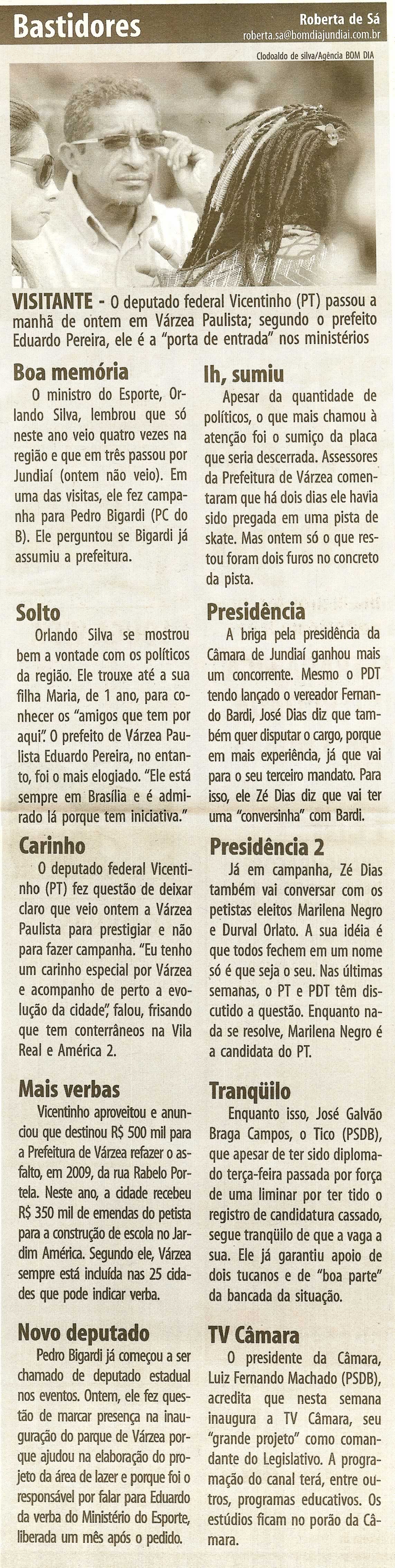 Bom Dia Jundiaí - 22/12/2008