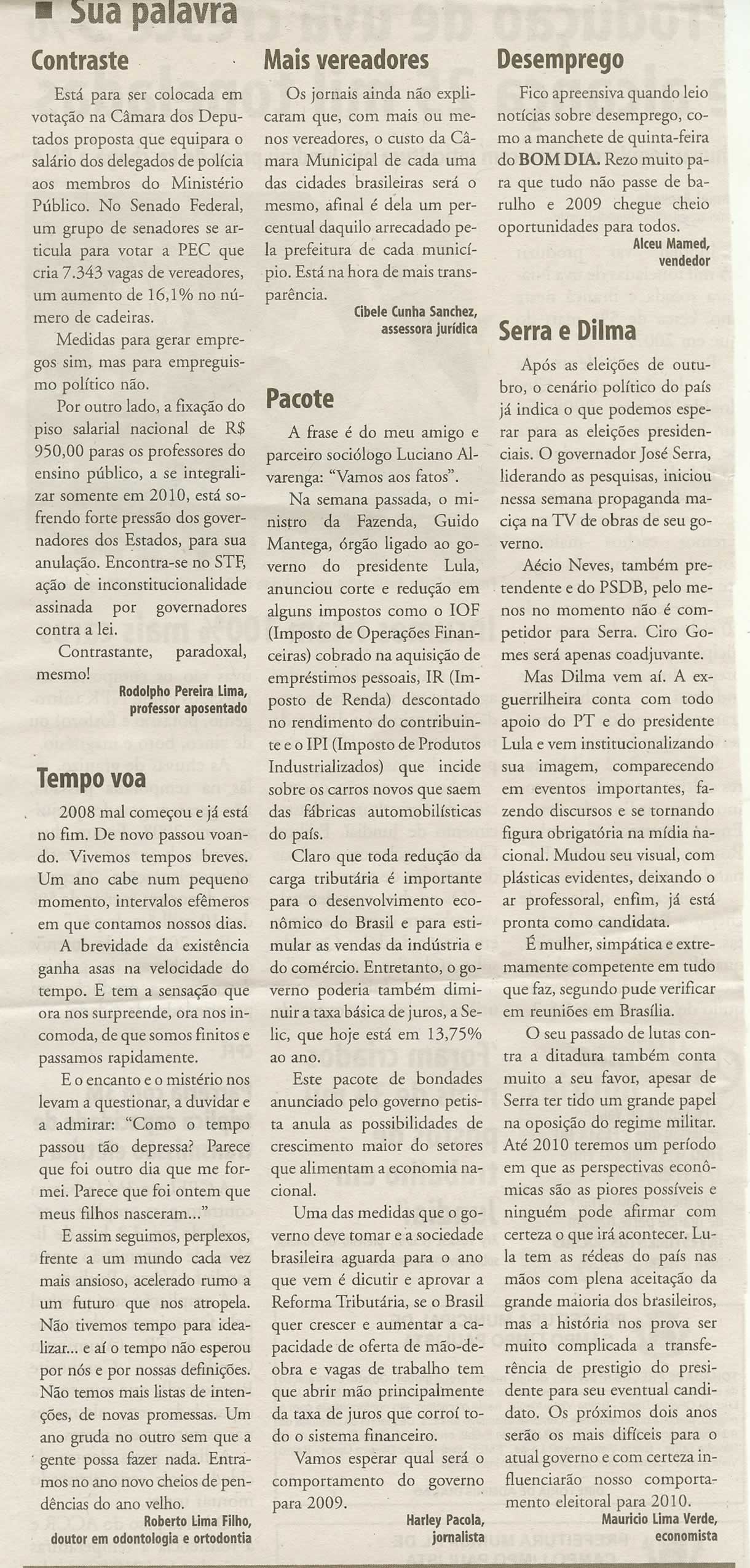 Bom Dia Jundiaí - 20/12/2008
