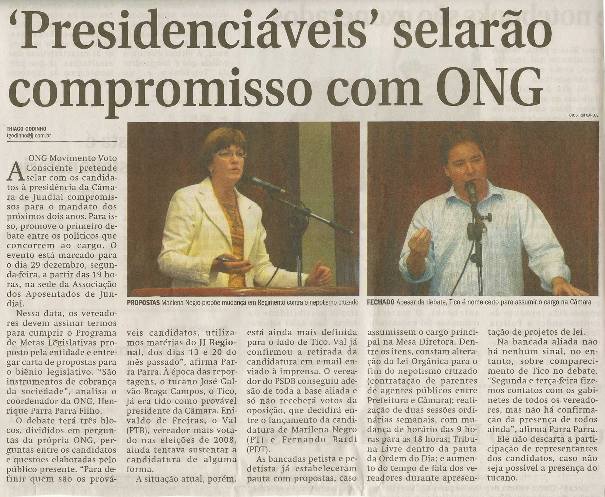 Jornal de Jundiaí - 25/12/2008