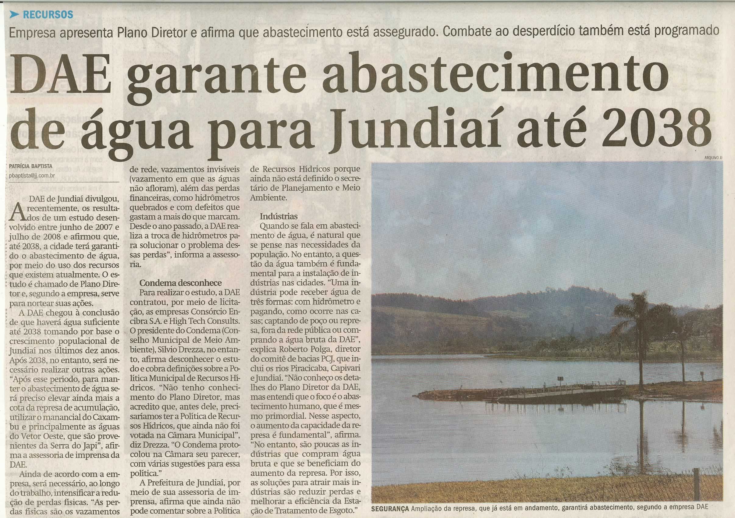Jornal de Jundiaí - 06/01/2009