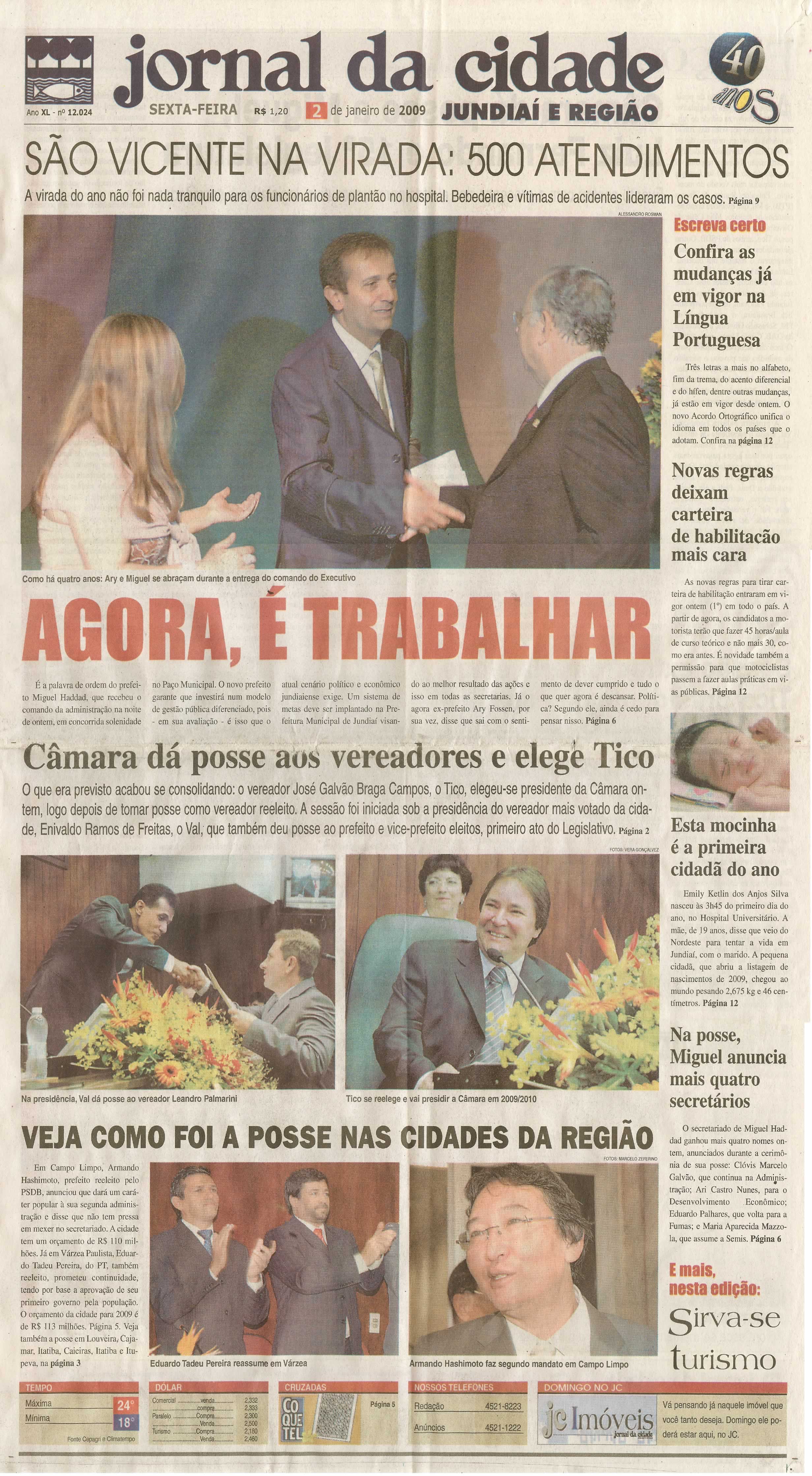 Jornal da Cidade - 02/01/2009