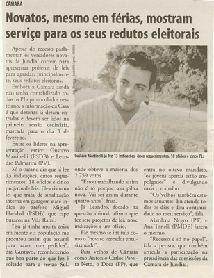 Bom Dia Jundiaí - 20/01/2009