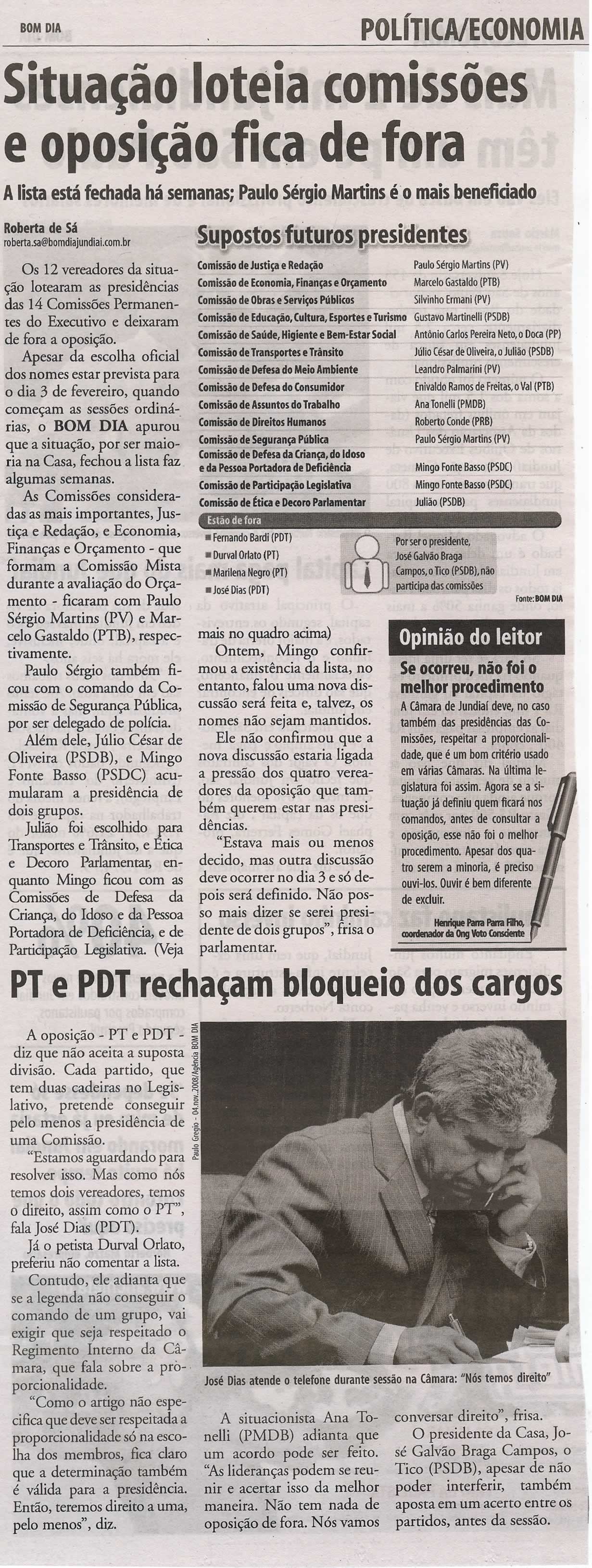 Bom Dia Jundiaí - 25/01/2009