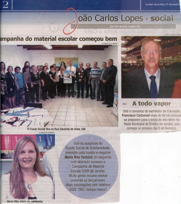 Jornal da Cidade - 27/01/2009