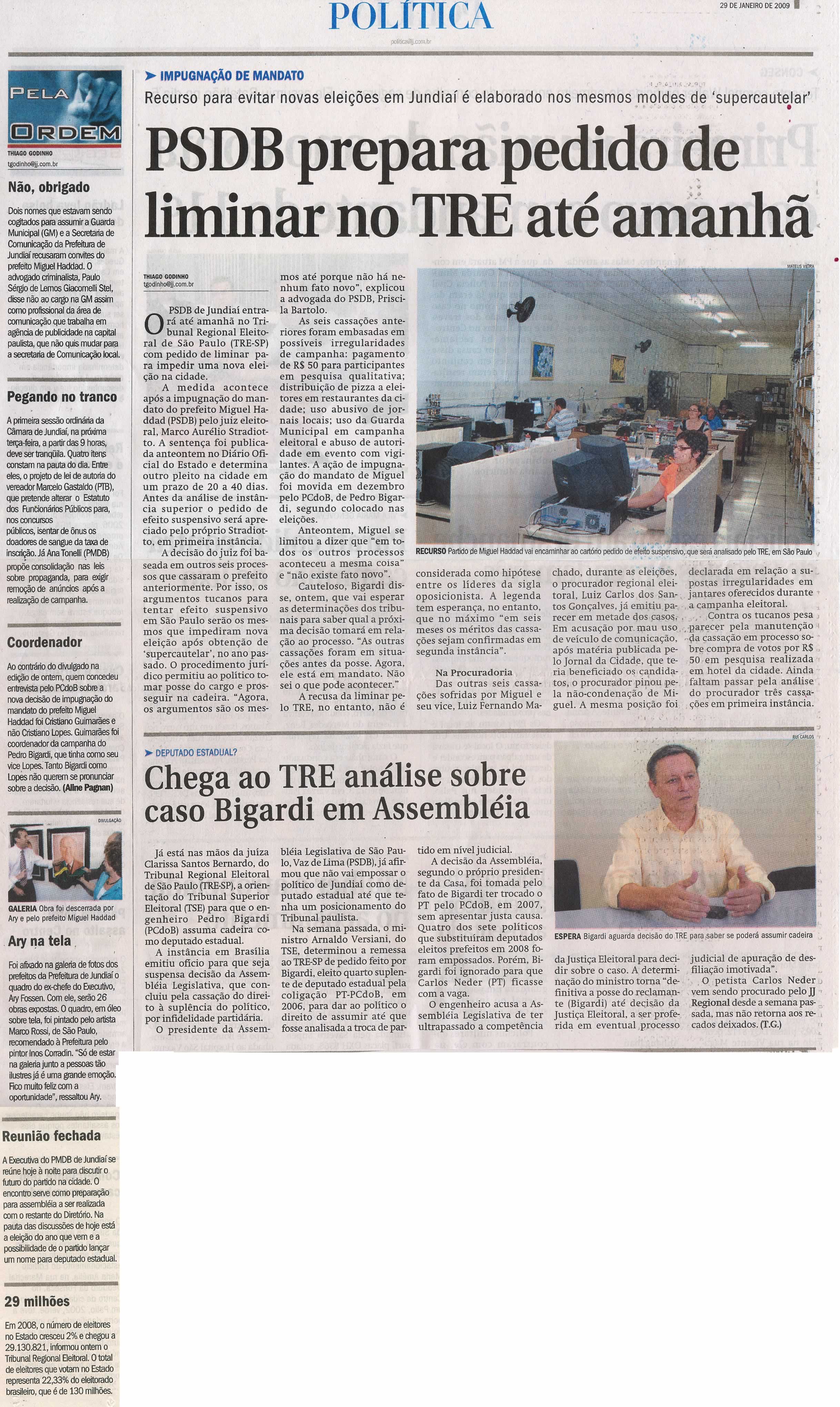 Jornal de Jundiaí - 29/01/2009