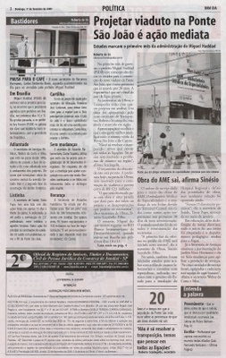 Bom Dia Jundiaí - 01/02/2009
