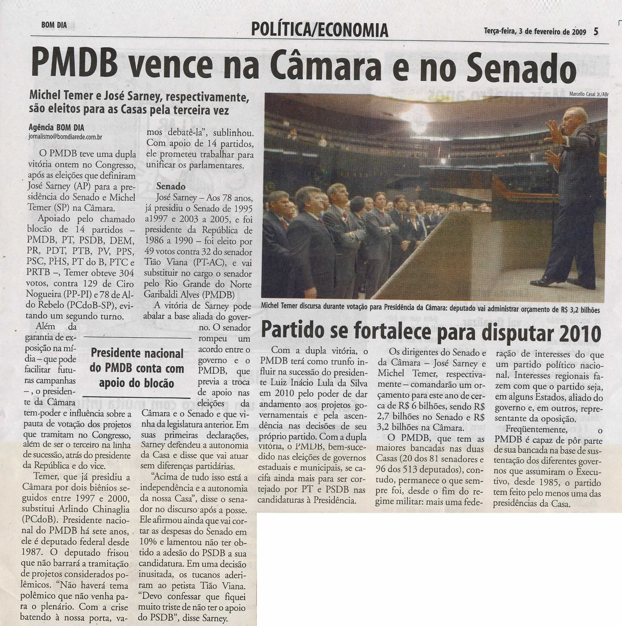 Bom Dia Jundiaí - 03/02/2009