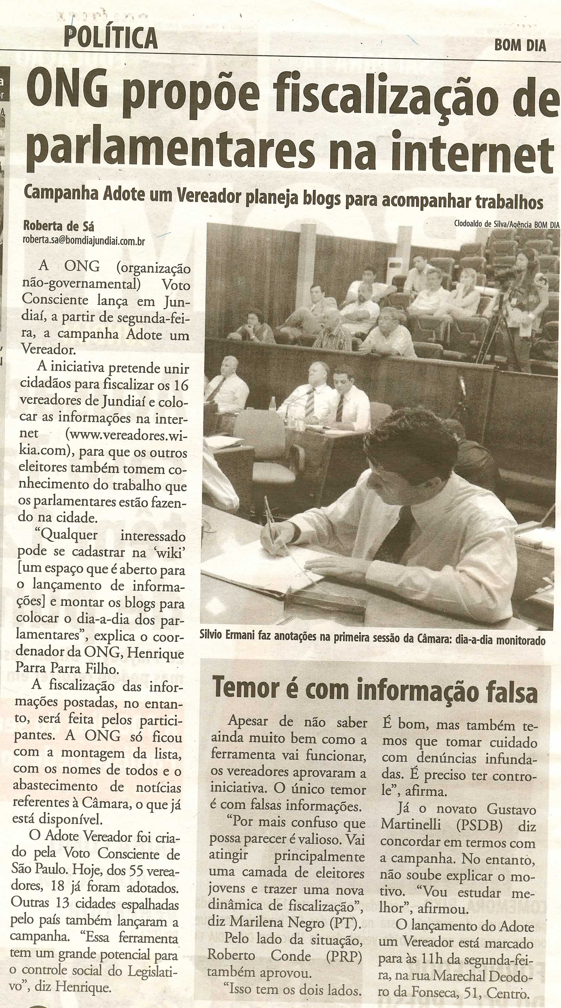 Bom Dia Jundiaí - 06/02/2009