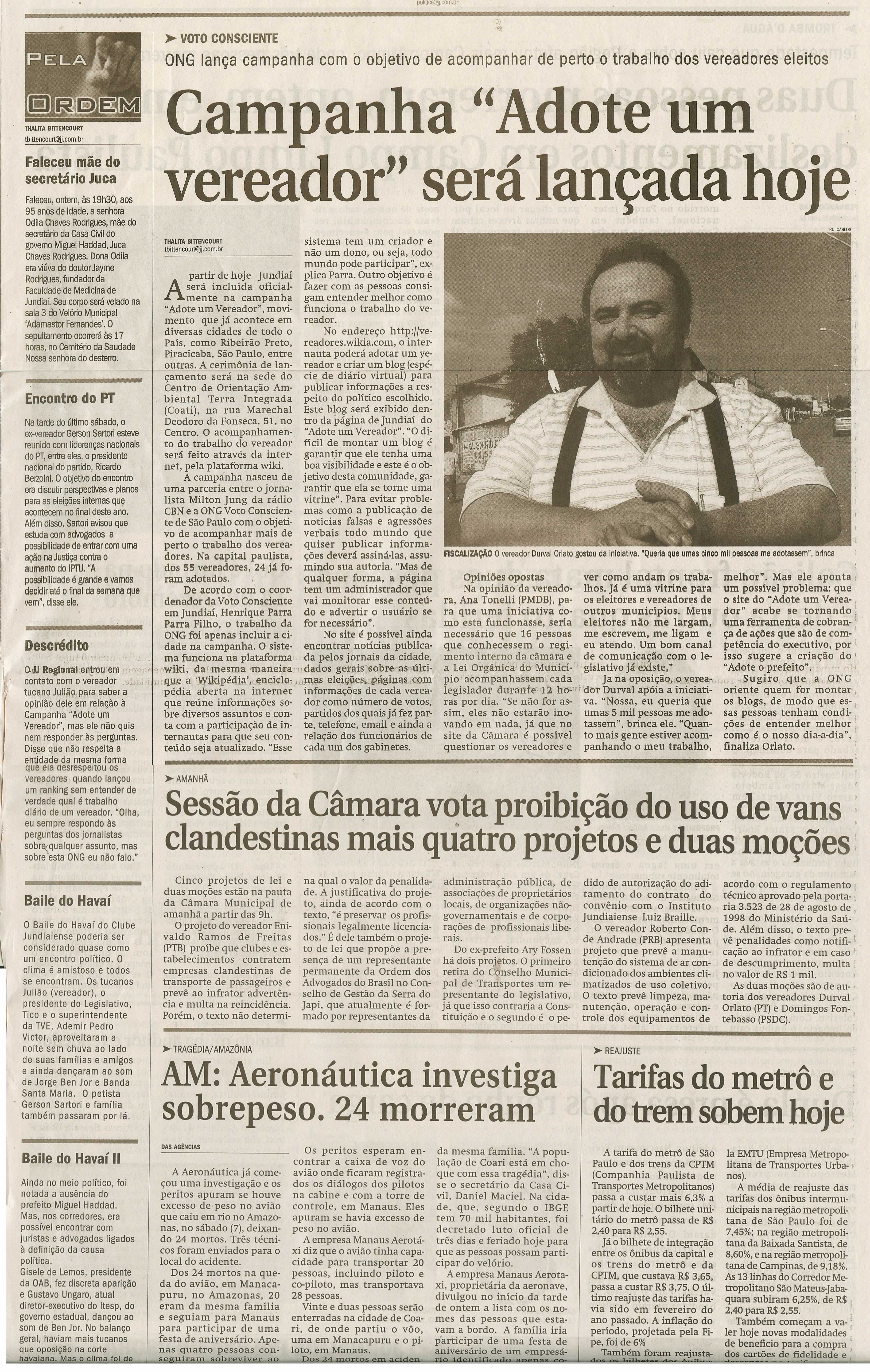 Jornal de Jundiaí - 09/02/2009