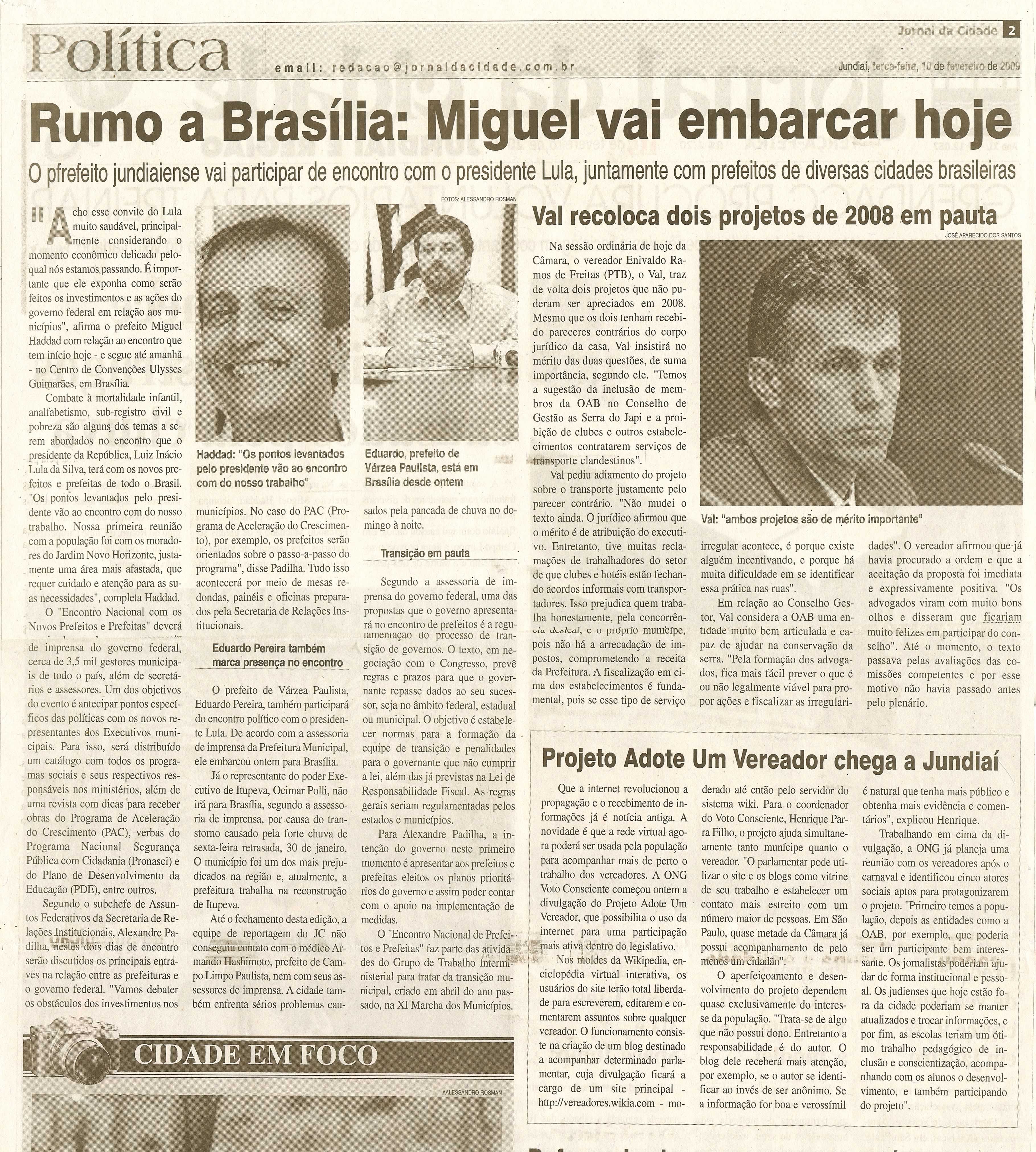 Jornal da Cidade - 10/02/2009