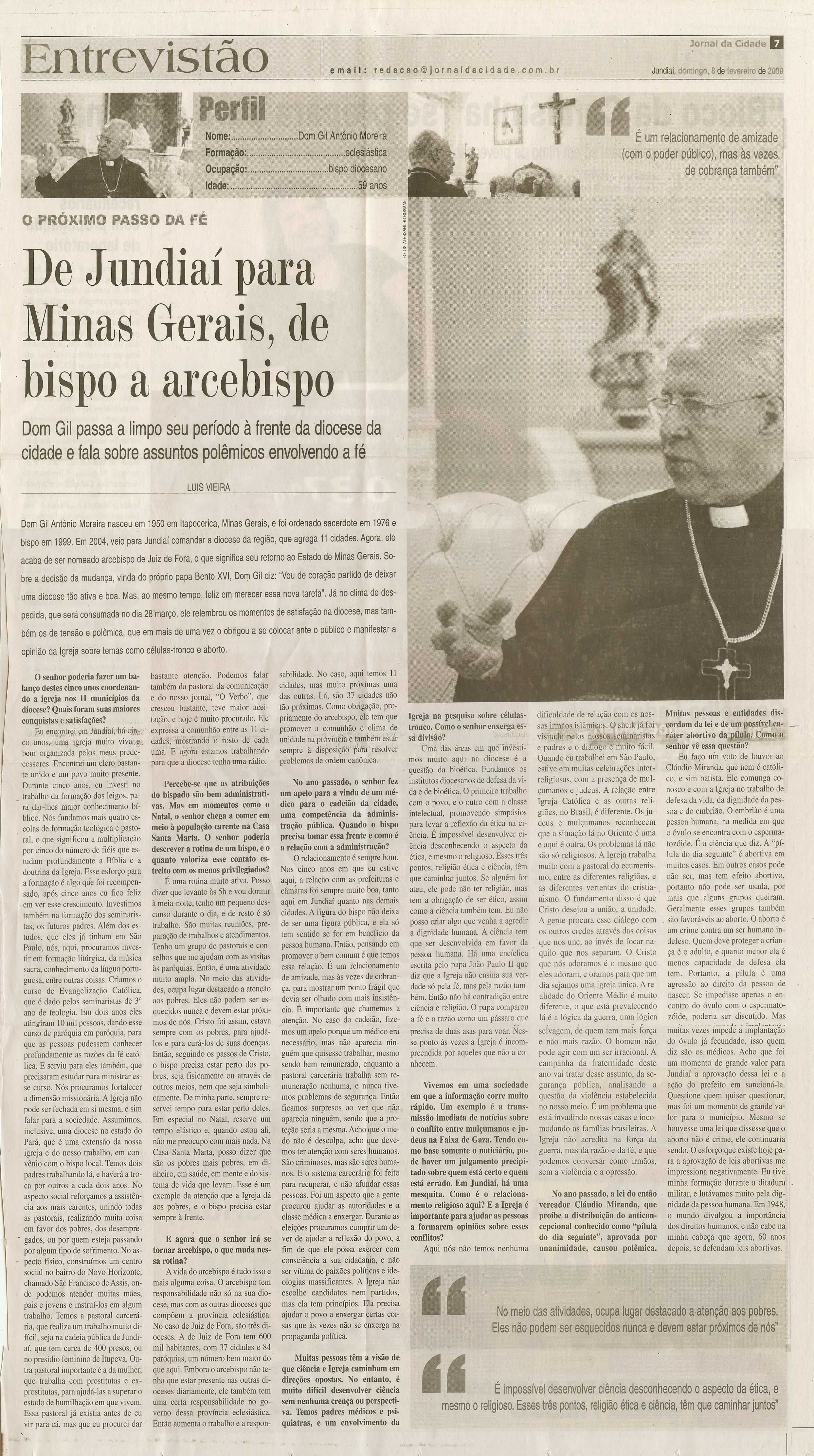 Jornal da Cidade - 08/02/2009