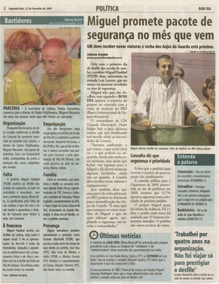 Bom Dia Jundiaí - 23/02/2009