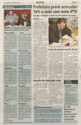 Bom Dia Jundiaí - 27/02/2009