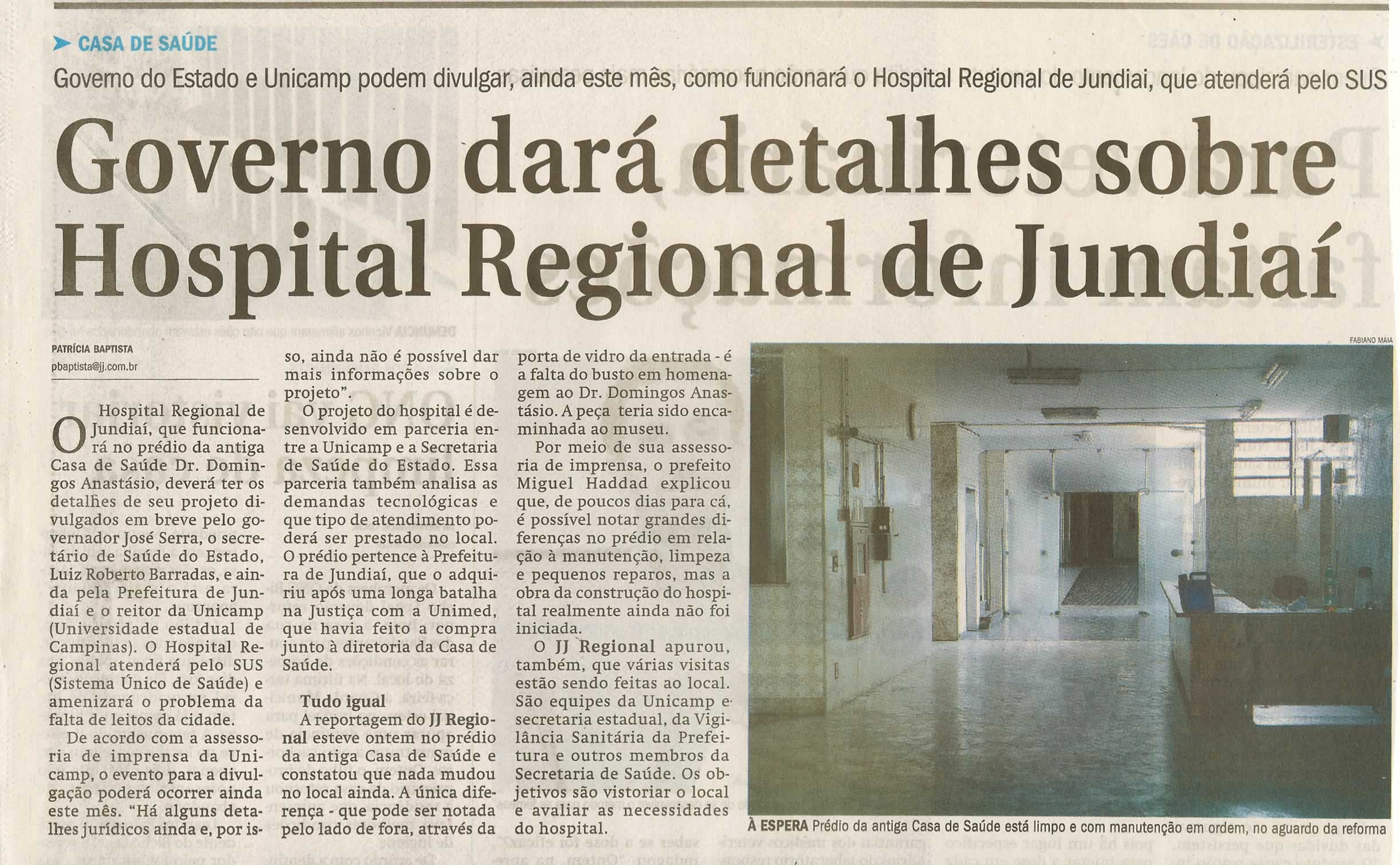 Jornal de Jundiaí - 05/03/2009