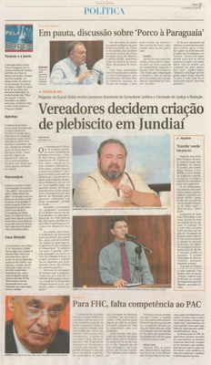 Jornal de Jundiaí - 07/03/2009