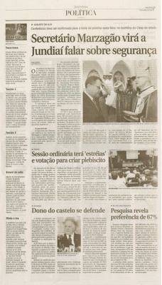 Jornal de Jundiaí - 10/03/2009
