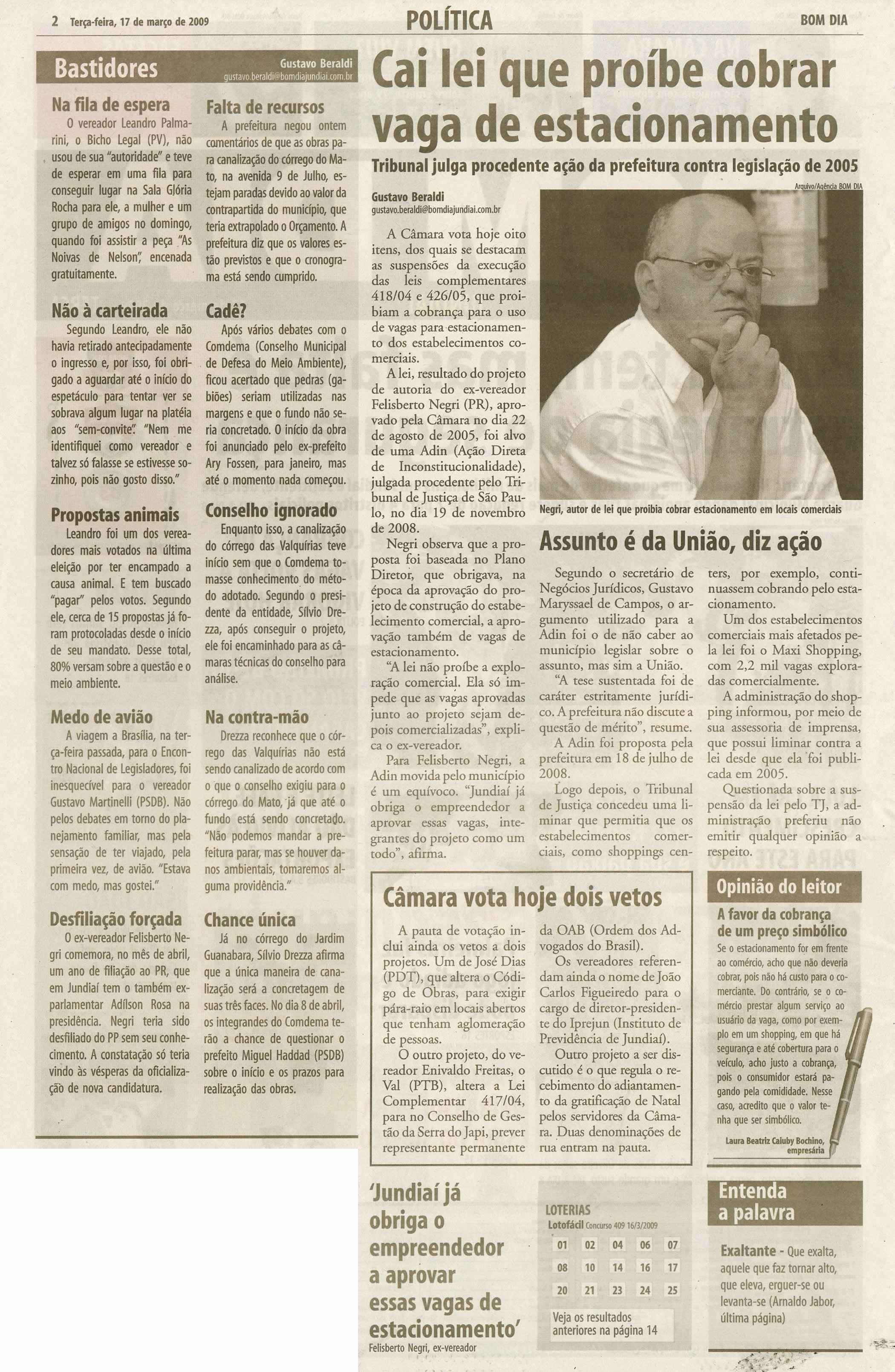 Bom Dia Jundiaí - 17/03/2009