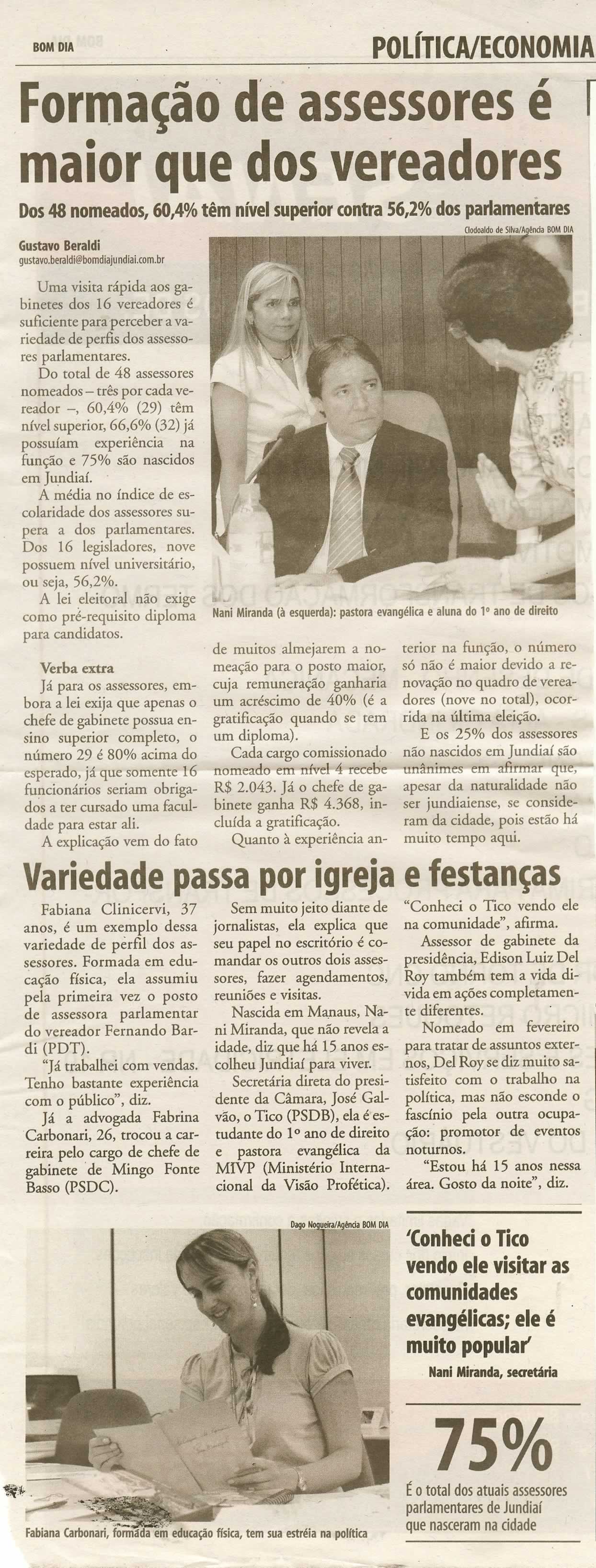 Bom Dia Jundiaí - 17/03/2009