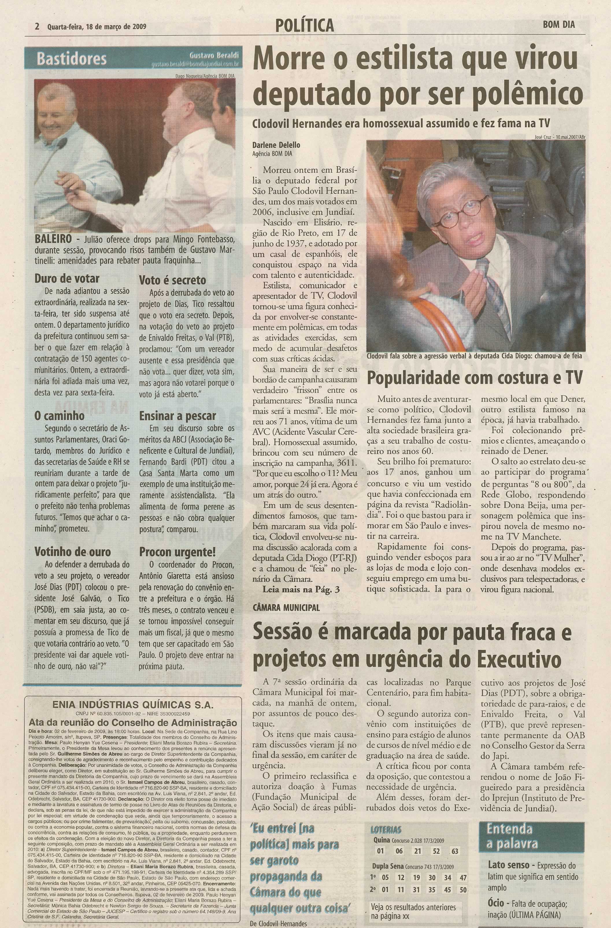 Bom Dia Jundiaí - 18/03/2009