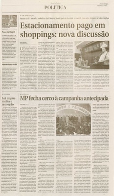 Jornal de Jundiaí - 23/03/2009