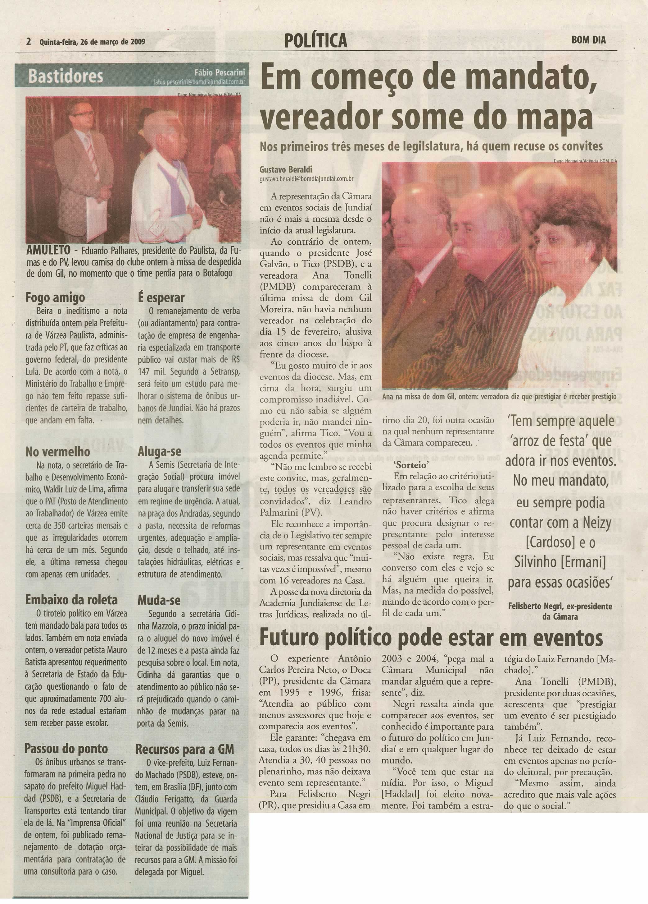 Bom Dia Jundiaí - 26/03/2009