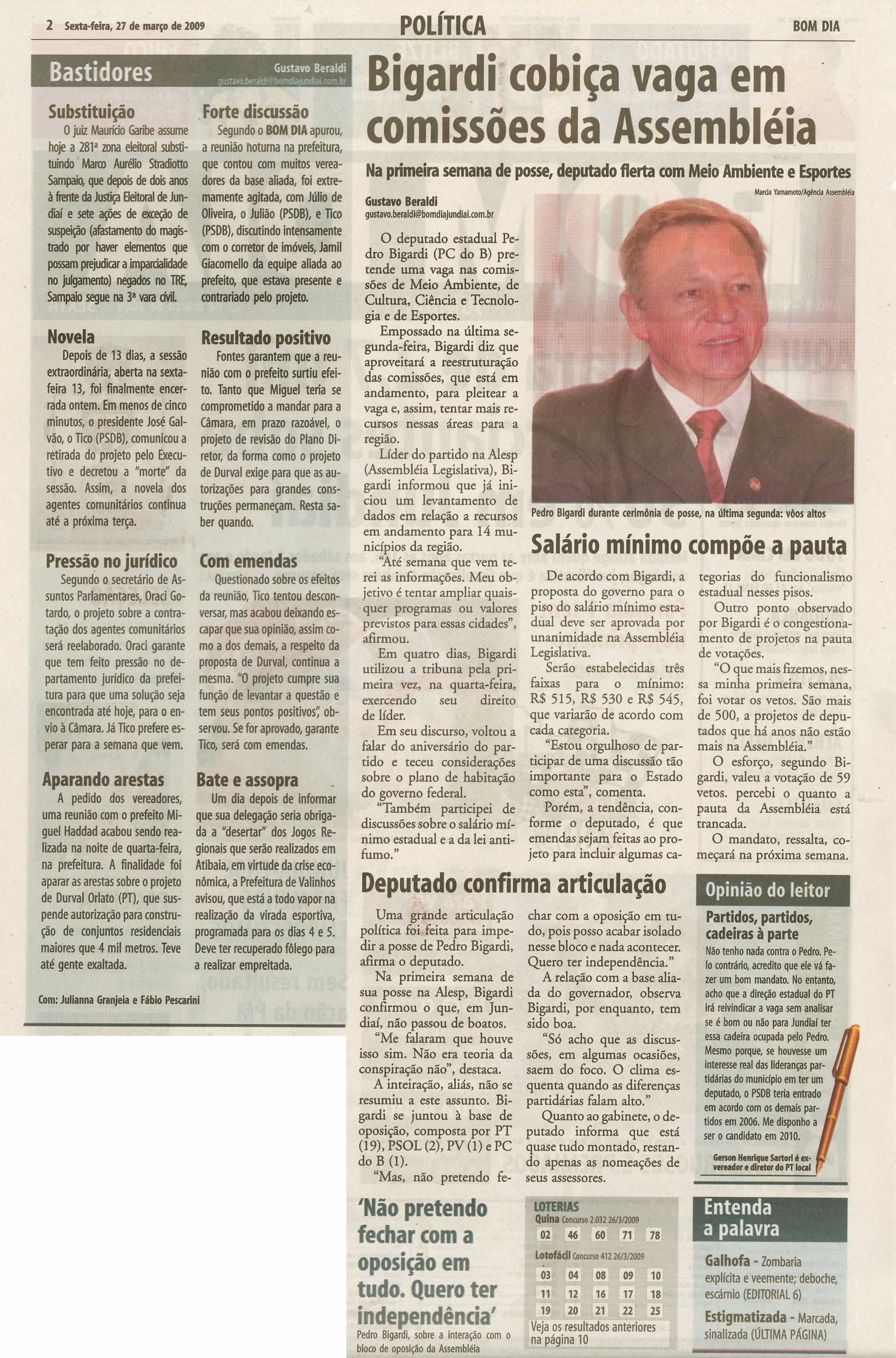 Bom Dia Jundiaí - 27/03/2009