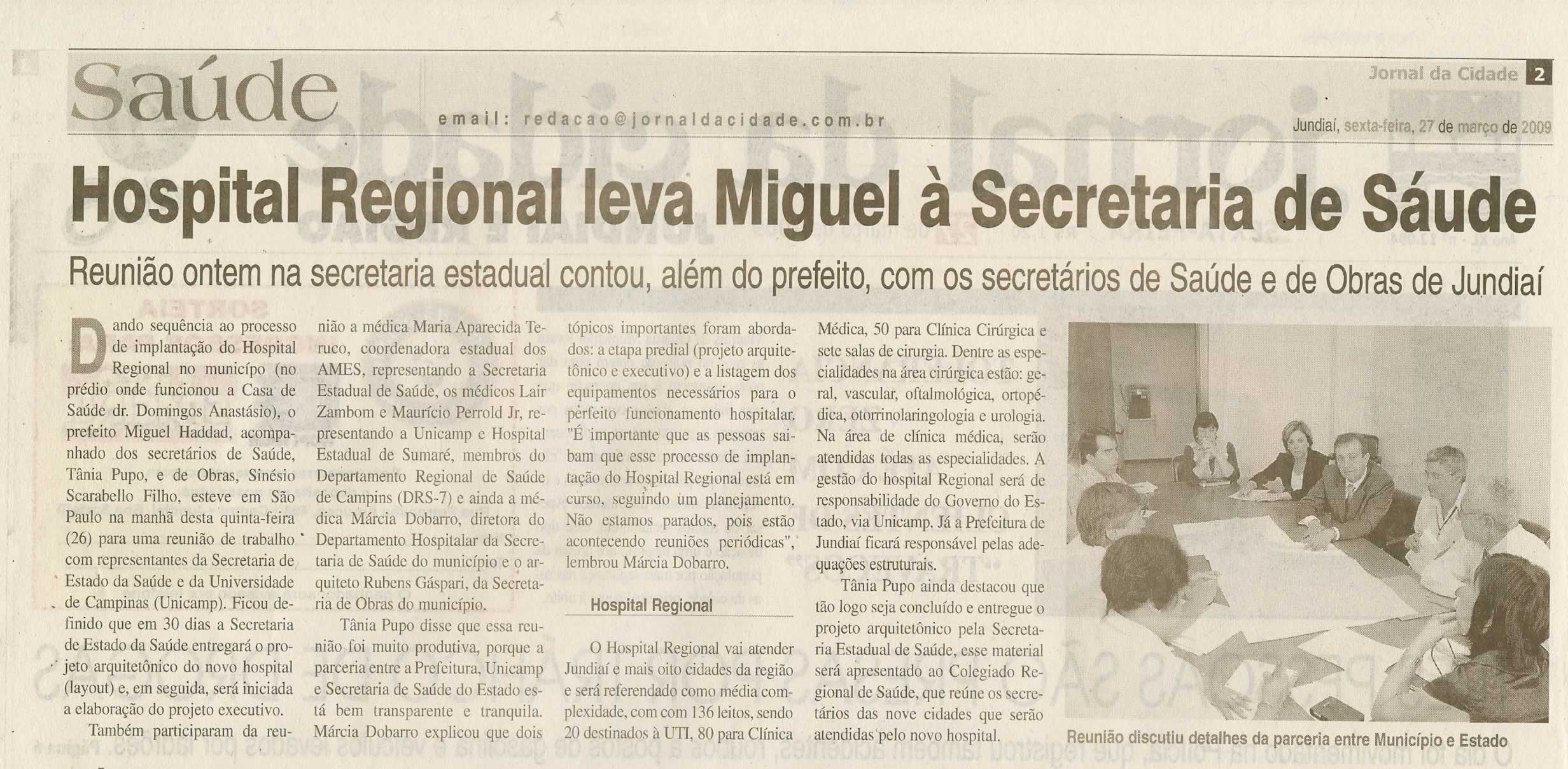 Jornal da Cidade - 27/03/2009