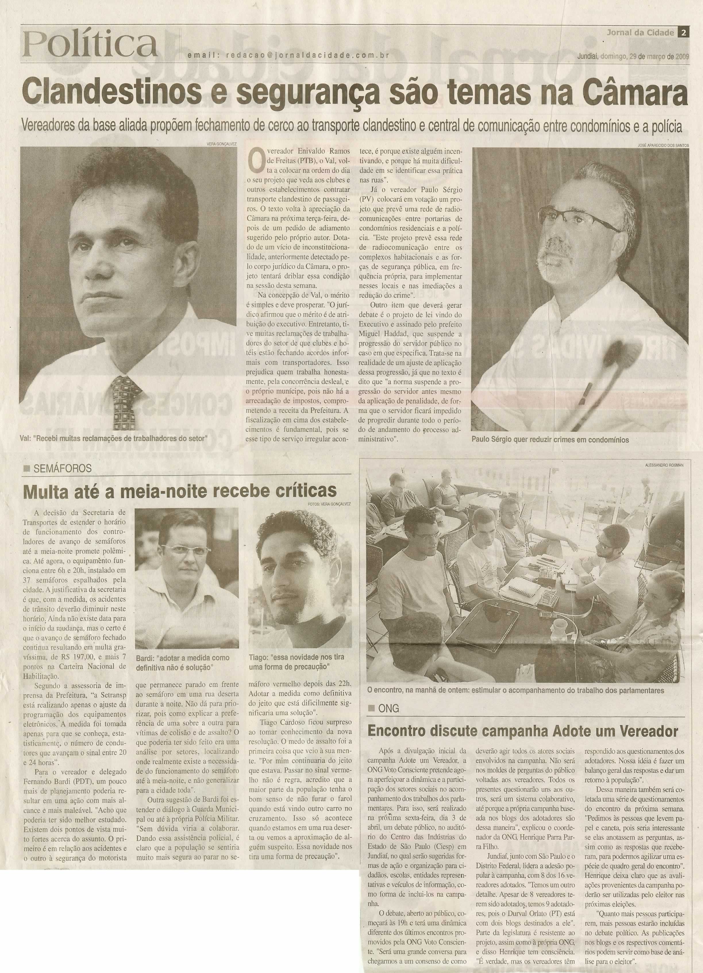 Jornal da Cidade - 29/03/2009