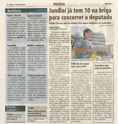 Bom Dia Jundiaí - 11/04/2009